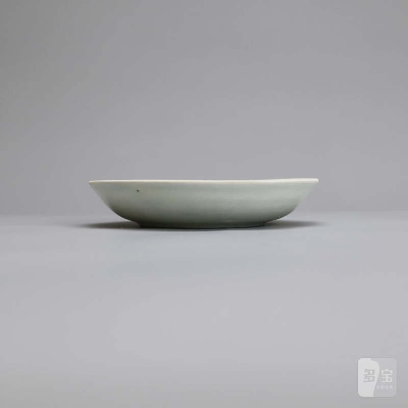 明代 青白釉印花洗 - 图2